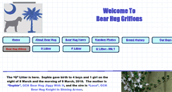 Desktop Screenshot of bearhuggriffons.com